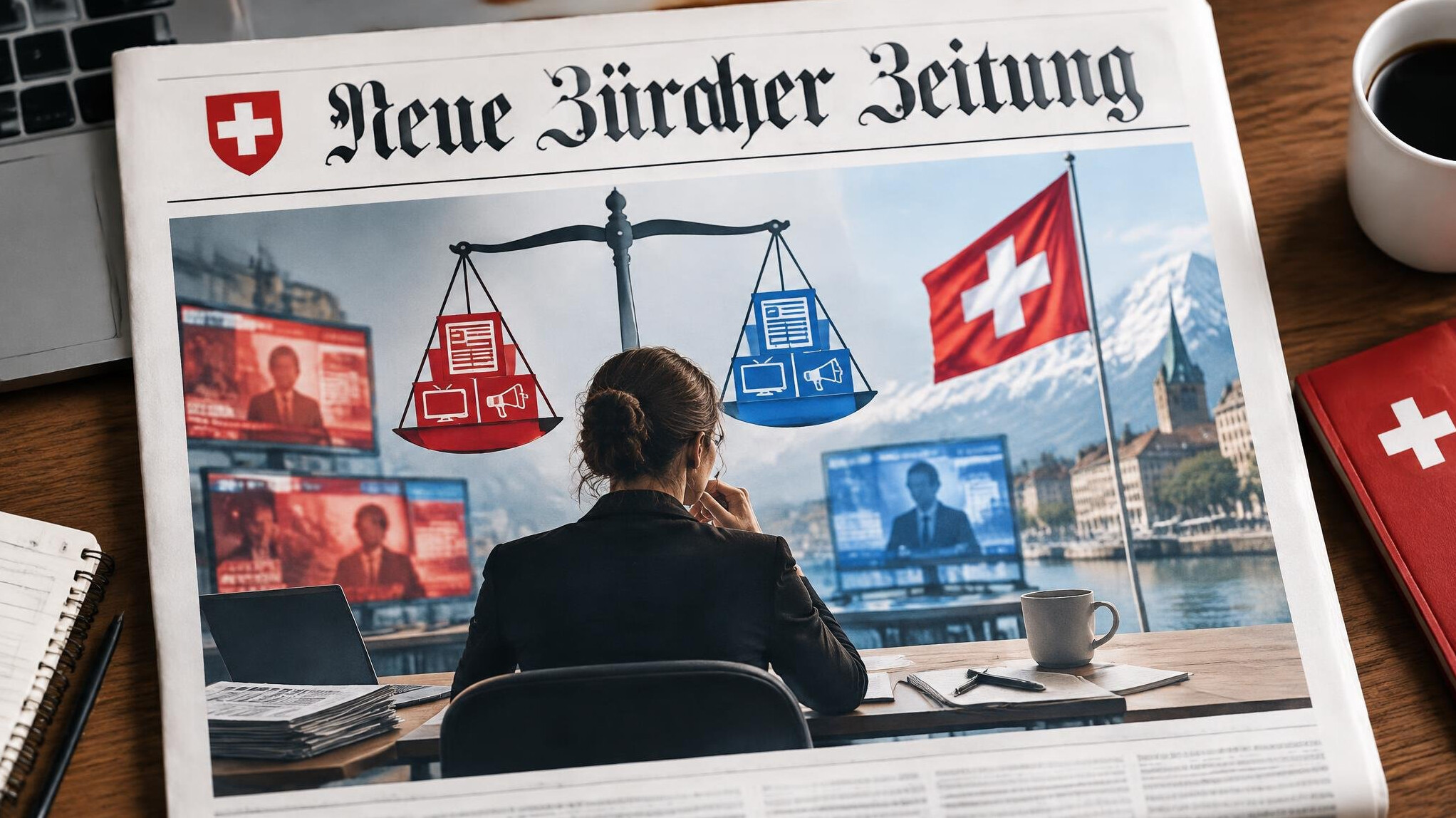 swiss newspaper front page